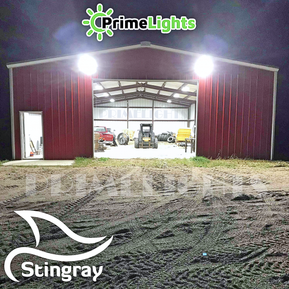 4ft. LED 4 Lamp T8 STINGRAY® 4XL GEN 2.0: Brighter, Most Efficient, Sleeker - 80W Frosted LEDs - Motion Activated Shop Light 14,400 lumens