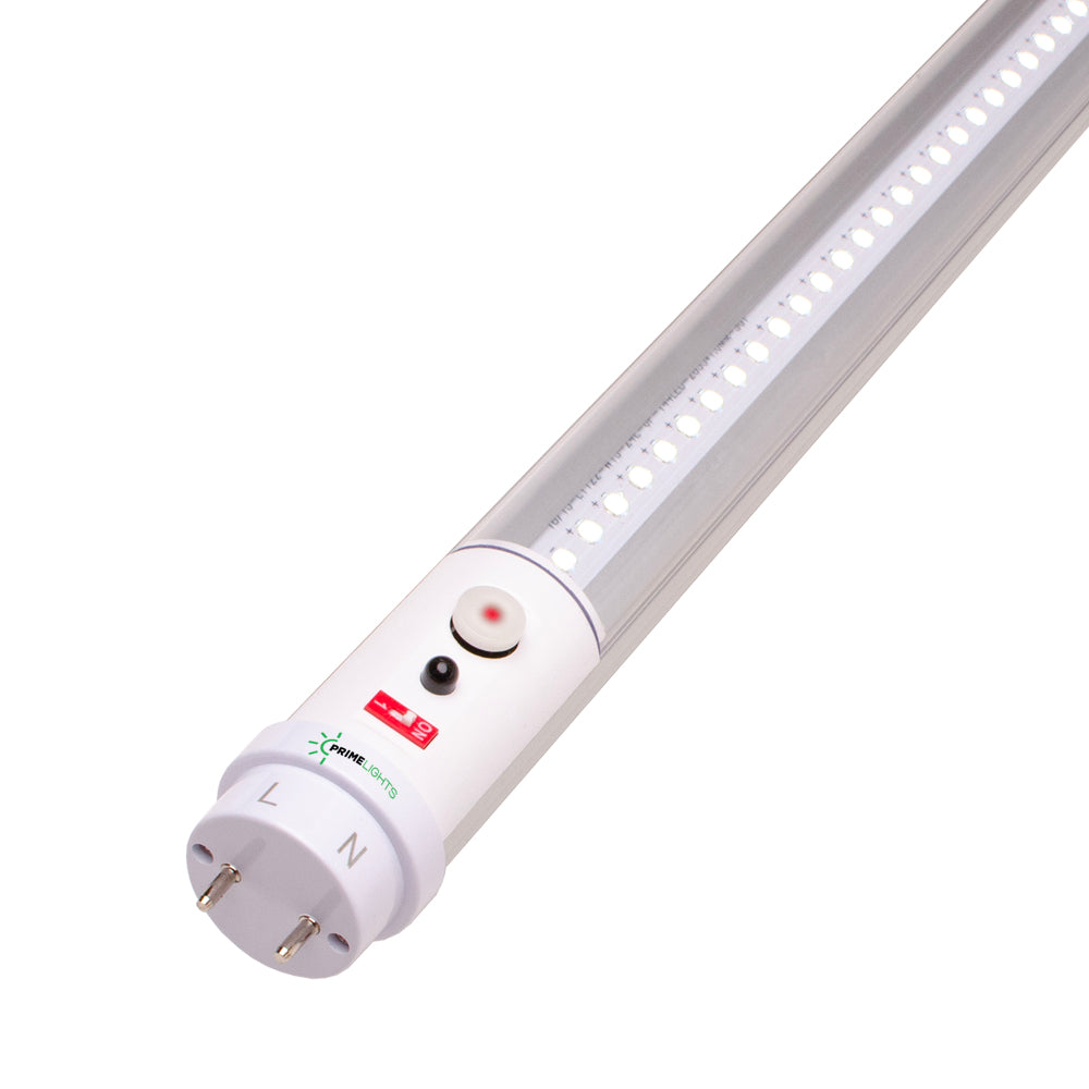 4ft.LED 4 Lamp T8 STINGRAY 4XL GEN 2.0: Brighter, Most Efficient, Sleeker - 80W Clear LEDs - With 90 Minute Emergency Battery Backup 14,400 lumens